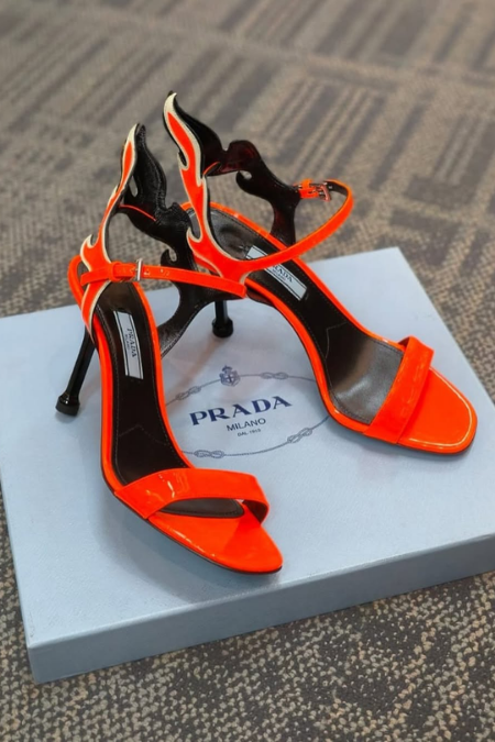 Prada Flame heels