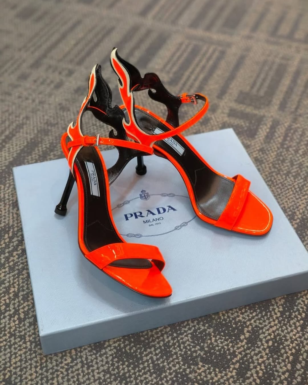 Prada Flame heels