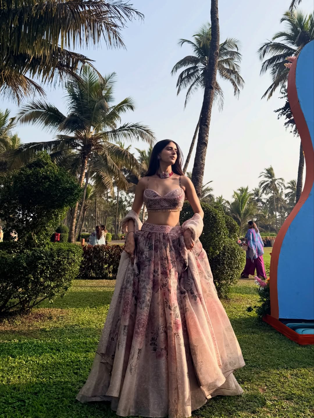 English Florals Lehenga - Image 2