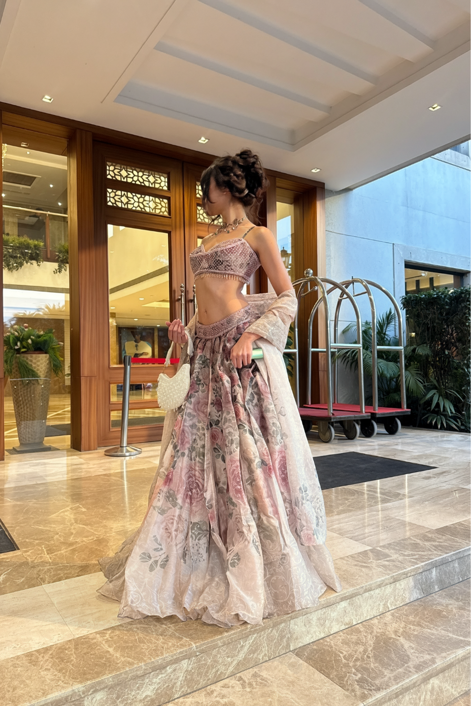 English Florals Lehenga - Image 6