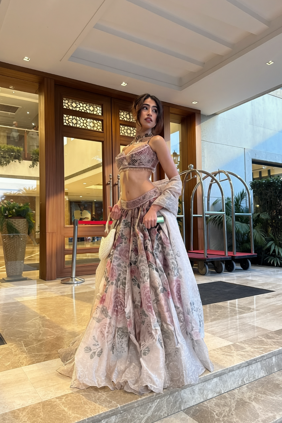 English Florals Lehenga - Image 3