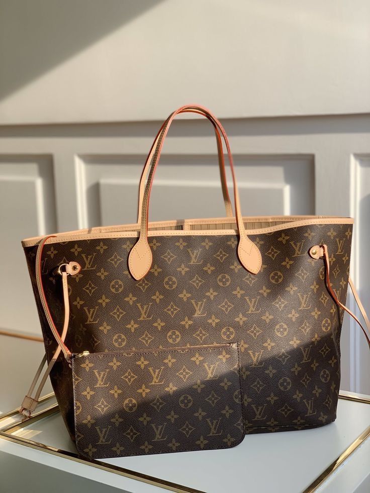 Louis Vuitton Neverfull monogram tote bag, the perfect luxury everyday carry-all
