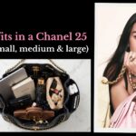 What fits in a Chanel 25 bag?