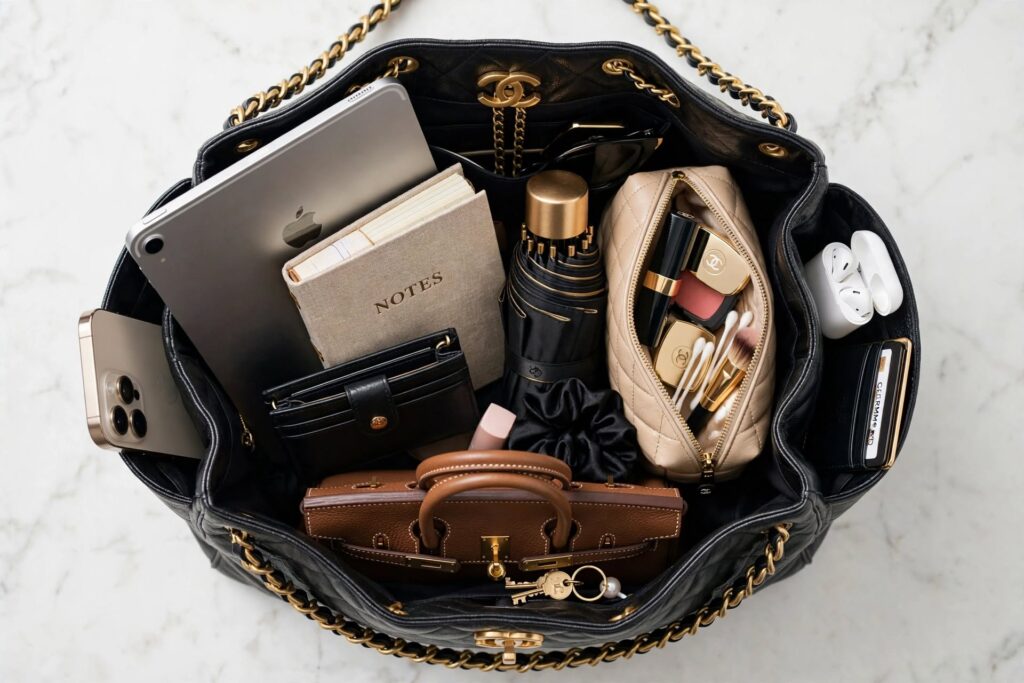 what fits in chanel 25 medium
